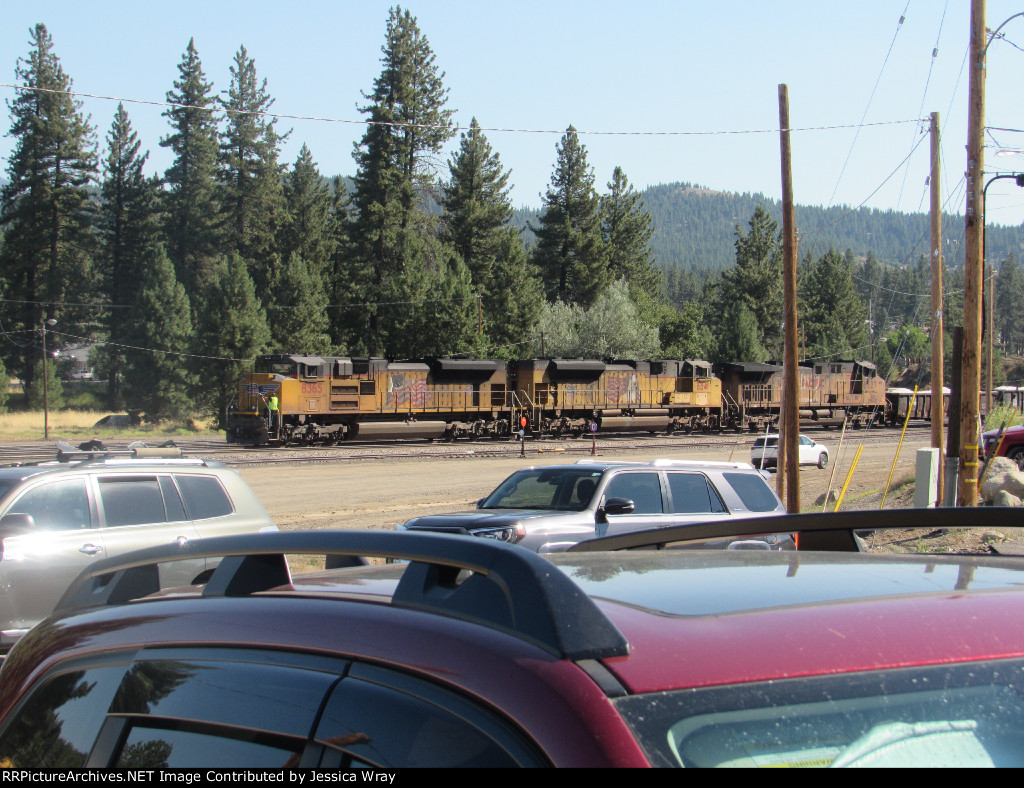 Gerlach gypsum train at Portola